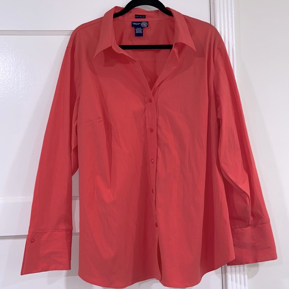 Coral Button Down Shirt 22/24
